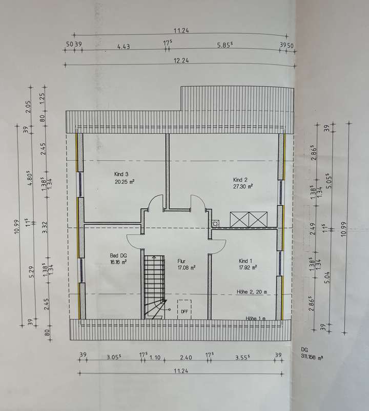 Grundriss Obergeschoss