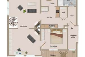Stilvolle Maisonette-Wohnung mit Carport – Die vollständige Adresse der Immobilie erhältst du vom Anbieter., 57074 Kaan-Marienborn, Siegen – Vorschaubild 12