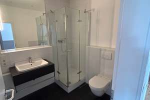 Sonnenterrasse! Modernes Wohnen in stylishen möblierten Apartment direkt am Rhein – Bahnhofstr 4a, 51143 Porz (Ortsteil), Köln – Vorschaubild 5