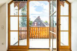 Ca. 91 m² Wohn-/Nutzfläche: Bezugsfreie Dachgeschosswohnung mit offener Galerie und Südloggia – Die vollständige Adresse der Immobilie erhältst du vom Anbieter., 80993 Alt-Moosach, München – Vorschaubild 5