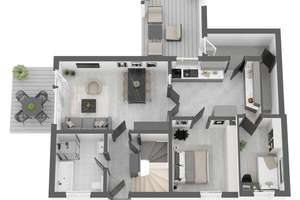 Geräumige Maisonettewohnung mit viel Potenzial  - 7 Zimmer, mit Terrasse und Garten – Die vollständige Adresse der Immobilie erhältst du vom Anbieter., 46395 Bocholt – Vorschaubild 15