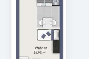 Vermietete 1-Zimmer-Wohnung mit ca. 40 m² – solide Kapitalanlage in attraktiver Lage. – Die vollständige Adresse der Immobilie erhältst du vom Anbieter., 89231 Neu-Ulm – Vorschaubild 2