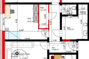 3-Zimmer-Penthouse-Wohnung mit 149,59 m² inmitten der Bielefelder Innenstadt – Kernsaniert (WHG 25) – Zimmerstraße 16, 33602 Mitte, Bielefeld – Vorschaubild 3