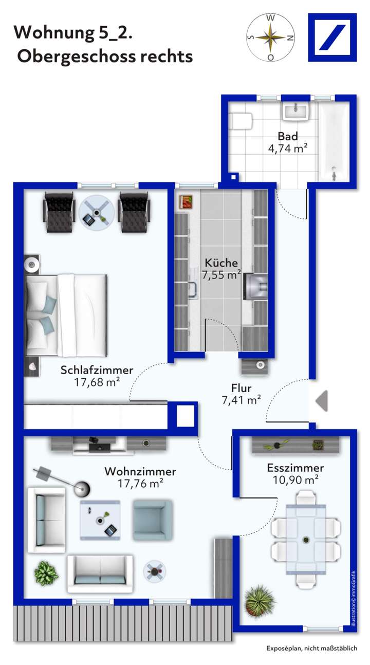 Grafik_Wohnung 5_2. OG re.