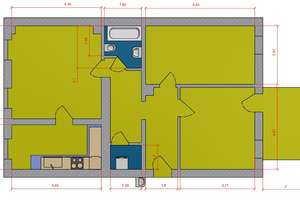 helle 3 Zi. Wohnung  im Hechtviertel, provisionsfrei vom Eigentümer  – Die vollständige Adresse der Immobilie erhältst du vom Anbieter., 1097 Leipziger Vorstadt, Dresden – Vorschaubild 6