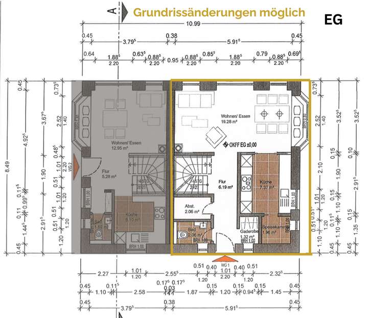 Grundriss EG Wohnung