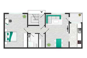Aufgeteiltes Reihenendhaus mit Garten in Münster-Berg Fidel – Die vollständige Adresse der Immobilie erhältst du vom Anbieter., 48165 Berg Fidel, Münster – Vorschaubild 12