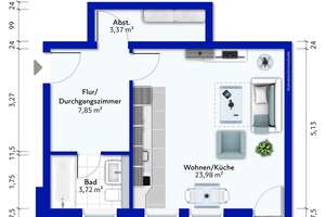Umfassend modernisierte und zuverlässig vermietete 1-Zimmer-Wohnung in Hamburg-Tonndorf – Die vollständige Adresse der Immobilie erhältst du vom Anbieter., 22045 Tonndorf, Hamburg – Vorschaubild 11