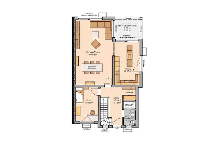 Grundriss Erdgeschoss