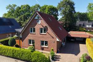 Familienfreundliches Einfamilienhaus mit schönem Garten und Doppelcarport in Metjendorf – Die vollständige Adresse der Immobilie erhältst du vom Anbieter., 26215 Wiefelstede – Vorschaubild 1