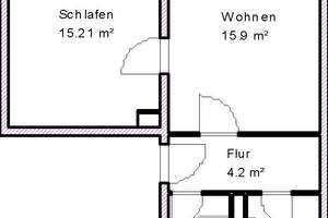 Attraktive Zwei-Zimmerwohnung mit Balkon – Förderstedter Straße 48, 39112 Leipziger Straße, Magdeburg – Vorschaubild 2