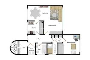 Zeitloser Bauhaus-Klassiker mit Charme und Potenzial und vielseitigen Nutzungsmöglichkeiten – Ostring 69, 47574 Kleve (Kreis) – Vorschaubild 7