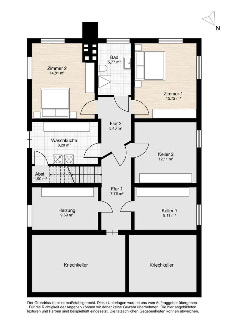 Grunsdriss Untergeschoss