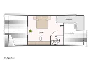 Charmante 2-Zimmer-Maisonette-Wohnung mit Balkon in Wolbeck – 48167 Wolbeck, Münster – Vorschaubild 12