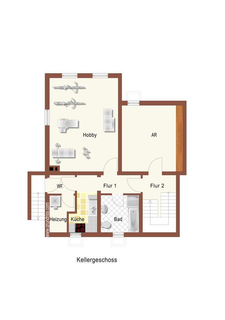 GrundrissReihenhaus1KGBörse
