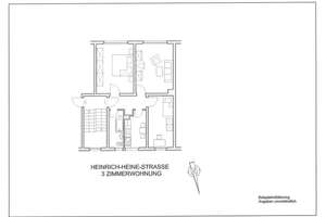 Schöne 3-Zimmer mit Badewanne in begrünten Wohngebiet in der H.-Heine-Str. 33 Naumburg (Saale) – H.-Heine-Straße 33, 6618 Naumburg (Saale) – Vorschaubild 4