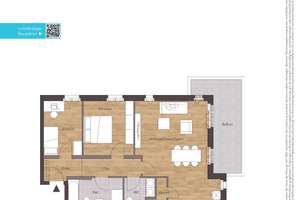 Neue 3 Zimmerwohnung mit Balkon: WE 109 - reserviert – Andernacher Strasse 45, 56070 Lützel, Koblenz – Vorschaubild 7