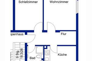 2‑Zimmer‑Wohnung in beliebter Lage nahe Innenstadt u. VW – Die vollständige Adresse der Immobilie erhältst du vom Anbieter., 38440 Hohenstein, Wolfsburg – Vorschaubild 4