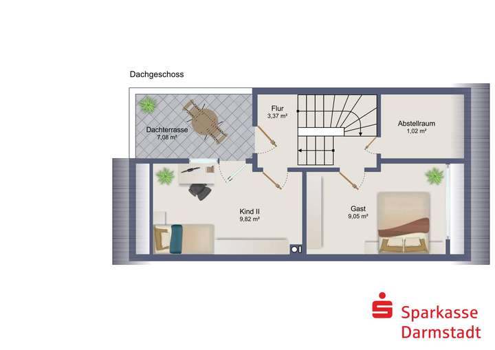 Grundriss Dachgeschoss