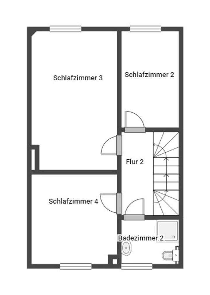 Grundriss Skizze 1.OG