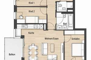 Wohnen mit Charakter: 4-Zimmer-Wohnung in Stuttgart-West – Die vollständige Adresse der Immobilie erhältst du vom Anbieter., 70197 Kräherwald, Stuttgart – Vorschaubild 18
