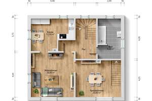 Tolles Wohnhaus mit Garten für die ganze Familie – Die vollständige Adresse der Immobilie erhältst du vom Anbieter., 9217 Burgstädt – Vorschaubild 25