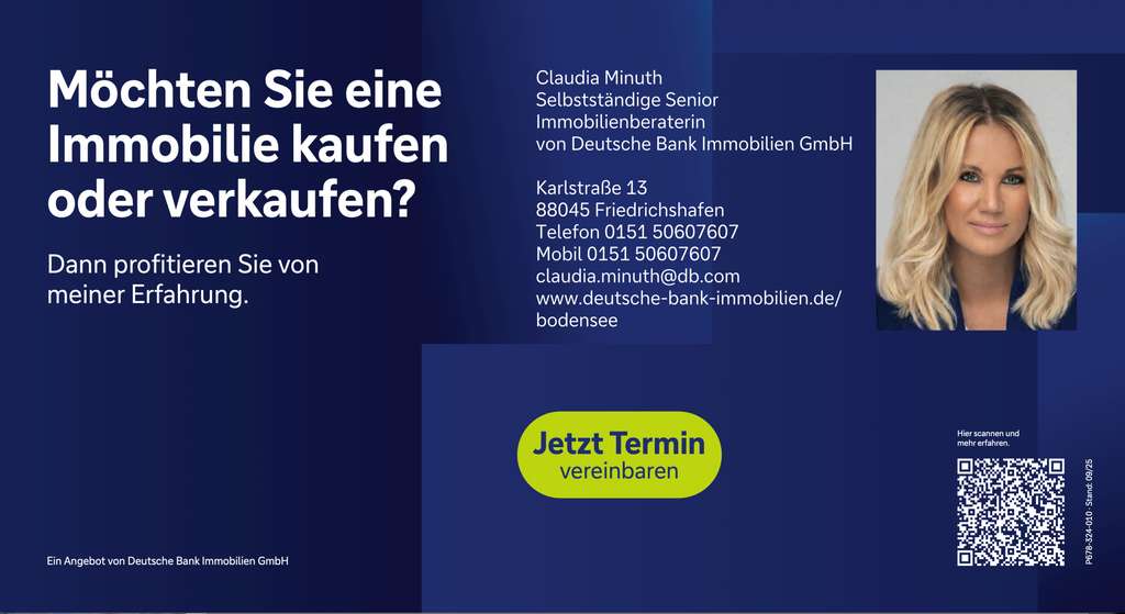 Immobilie in Wasserburg (Bodensee) - Helle 2,5 Zimmer Wohnung mit See- und Bergblick, in bevorzugter Wohnlage von Wasserburg - Bild 2