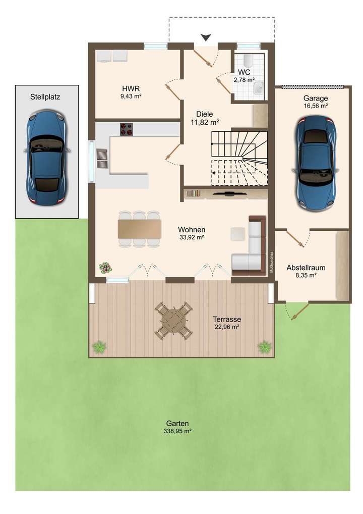 Grundriss Erdgeschoss