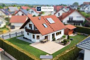 Modernes Einfamilienhaus mit großem Garten, Doppelgarage & Solar in 72401 Haigerloch-Trillfingen