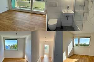 Helle, 2023 sanierte 4-Zimmer-Wohnung im 4. OG mit Balkon & Pool in Mainz-Mombach