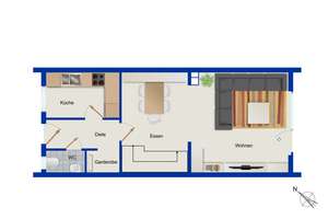 Gepflegtes Reihenmittelhaus mit gehobener Ausstattung und viel Platz in guter Lage von Wuppertal – Die vollständige Adresse der Immobilie erhältst du vom Anbieter., 42111 Uellendahl-Katernberg, Wuppertal – Vorschaubild 6