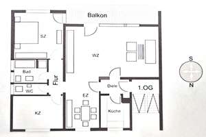 Viel Platz zum Wohlfühlen - helle 3 Zi.-Wohnung mit Balkon und Einbauküche – Die vollständige Adresse der Immobilie erhältst du vom Anbieter., 65207 Breckenheim, Wiesbaden – Vorschaubild 12