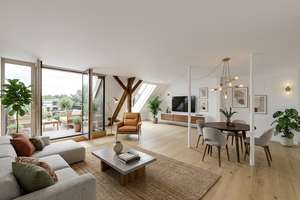 Bogenhausen - Luxus-Dachterrassenwohnung – Exklusives Wohnen im prachtvollen Altbaujuwel – Die vollständige Adresse der Immobilie erhältst du vom Anbieter., 81675 Altbogenhausen, München – Vorschaubild 4