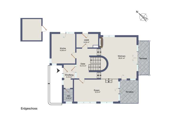 Grundriss Erdgeschoss