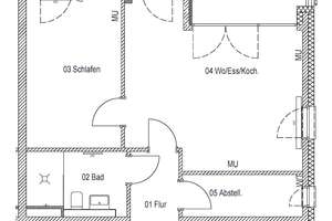 WBS erforderlich!!! - Lichtdurchflutete Etagenwohnung mit großzügigem Balkon – Athanasius-Kircher-Straße 17, 97074 Frauenland, Würzburg – Vorschaubild 10