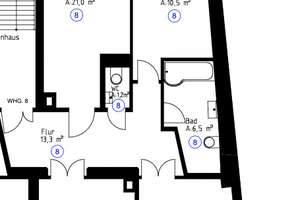 Schöne 3 Z. Wohnung mit großer Küche, Gäste WC und Balkon im Süden von Leipzig, – Die vollständige Adresse der Immobilie erhältst du vom Anbieter., 4277 Connewitz, Leipzig – Vorschaubild 12