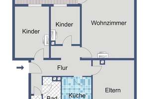 Komfortable 4-Zimmer-Wohnung mit praktischem Grundriss in Kassel-Fasanenhof – Bromeisstraße 44, 34125 Fasanenhof, Kassel – Vorschaubild 12