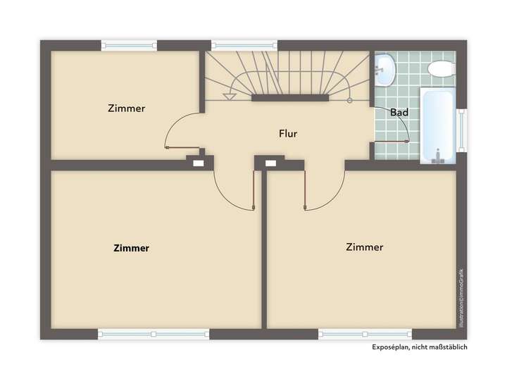 Grundriss Obergeschoss