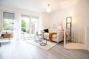 Haus-Feeling auf zwei Ebenen: Renovierte 3-Zi.-Wohnung mit Garten & Garage in Mainz-Finthen – Die vollständige Adresse der Immobilie erhältst du vom Anbieter., 55126 Finthen, Mainz – Vorschaubild 3