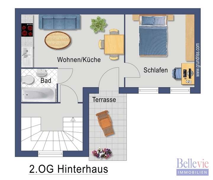 2 OG Hinterhaus
