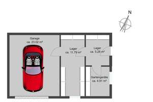 Zweifamilienhaus mit möglichem Umbau auf MFH und separatem Büroeingang.  – Die vollständige Adresse der Immobilie erhältst du vom Anbieter., 80935 Lerchenau-Ost, München – Vorschaubild 24
