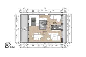 Attraktive Maisonette-Wohnung mit 4,5 Zimmer und Dachterrasse – 63075 Bürgel, Offenbach am Main – Vorschaubild 4
