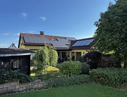 Ansicht Süd mit Garten