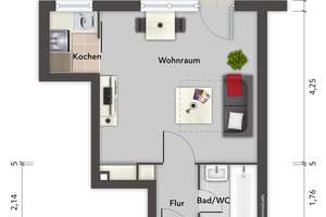 modernisierte Eigentumswohnung mit Stellplatz zum Kauf in Hamburg Lokstedt - Wentzel Dr. – Die vollständige Adresse der Immobilie erhältst du vom Anbieter., 22529 Lokstedt, Hamburg – Vorschaubild 2