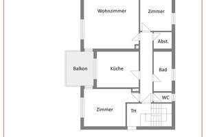 Hochwertige moderne 3 Zimmer-Wohnung mit sonnigem Balkon – Die vollständige Adresse der Immobilie erhältst du vom Anbieter., 86156 Kriegshaber, Augsburg – Vorschaubild 5