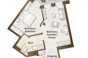 VIA REGIA Leipzig – WE 03 | 2-Zi.-Neubau, 42,0 m², EG, KfW-40-EE – Die vollständige Adresse der Immobilie erhältst du vom Anbieter., 4105 Zentrum-Nordwest, Leipzig – Vorschaubild 22