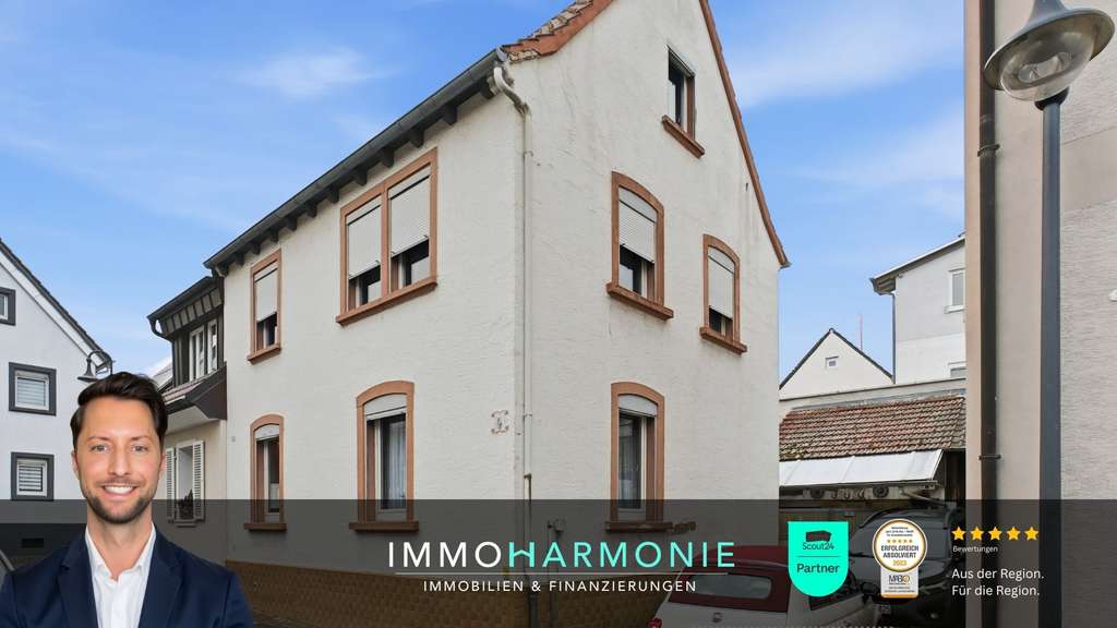 Immobilie in Herxheim - Charmantes Wohnhaus mit ausgebautem Dachgeschoss und Potenzial in Herxheim - Bild 0