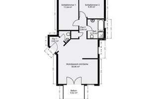 Charmante 3-Zimmer-Wohnung mit Balkon und zwei Stellplätzen in gepflegtem 6-Parteien-Haus – Die vollständige Adresse der Immobilie erhältst du vom Anbieter., 63834 Sulzbach am Main – Vorschaubild 7