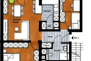 Gute Energiewerte  | 3-Zimmer-Wohnung mit Süd-West-Ausrichtung I Parkett I 2 Bäder – Dinnendahlstr. 14, 45136 Huttrop, Essen – Vorschaubild 2