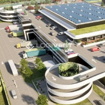 Projektierter Neubau einer Lager- und Logistikhalle in Hamburg-Billbrook